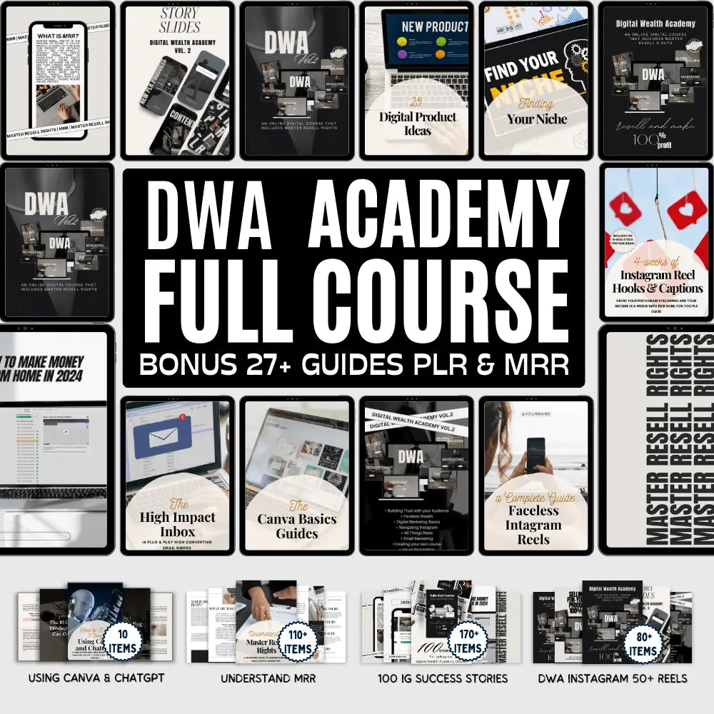 DWA Academy Full Course MasterResellrightss