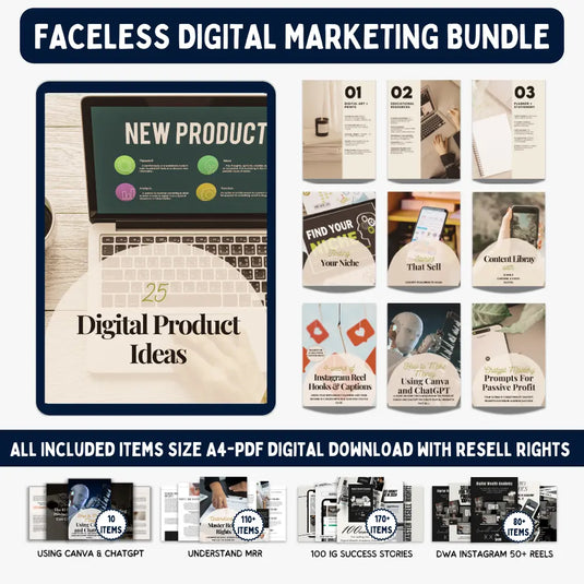 Faceless Digital Course MasterResellrightss